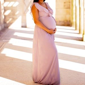 Pregnancy maxi dress